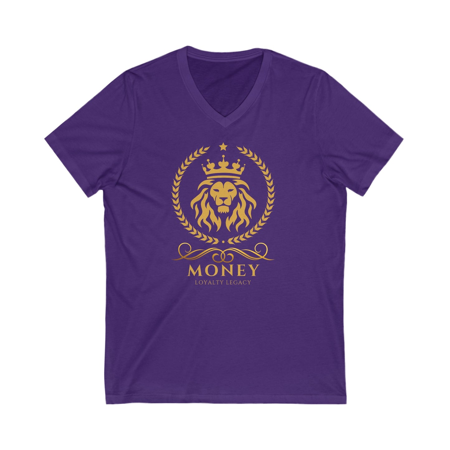 "Street Royalty"Unisex Short Sleeve V-Neck Tee