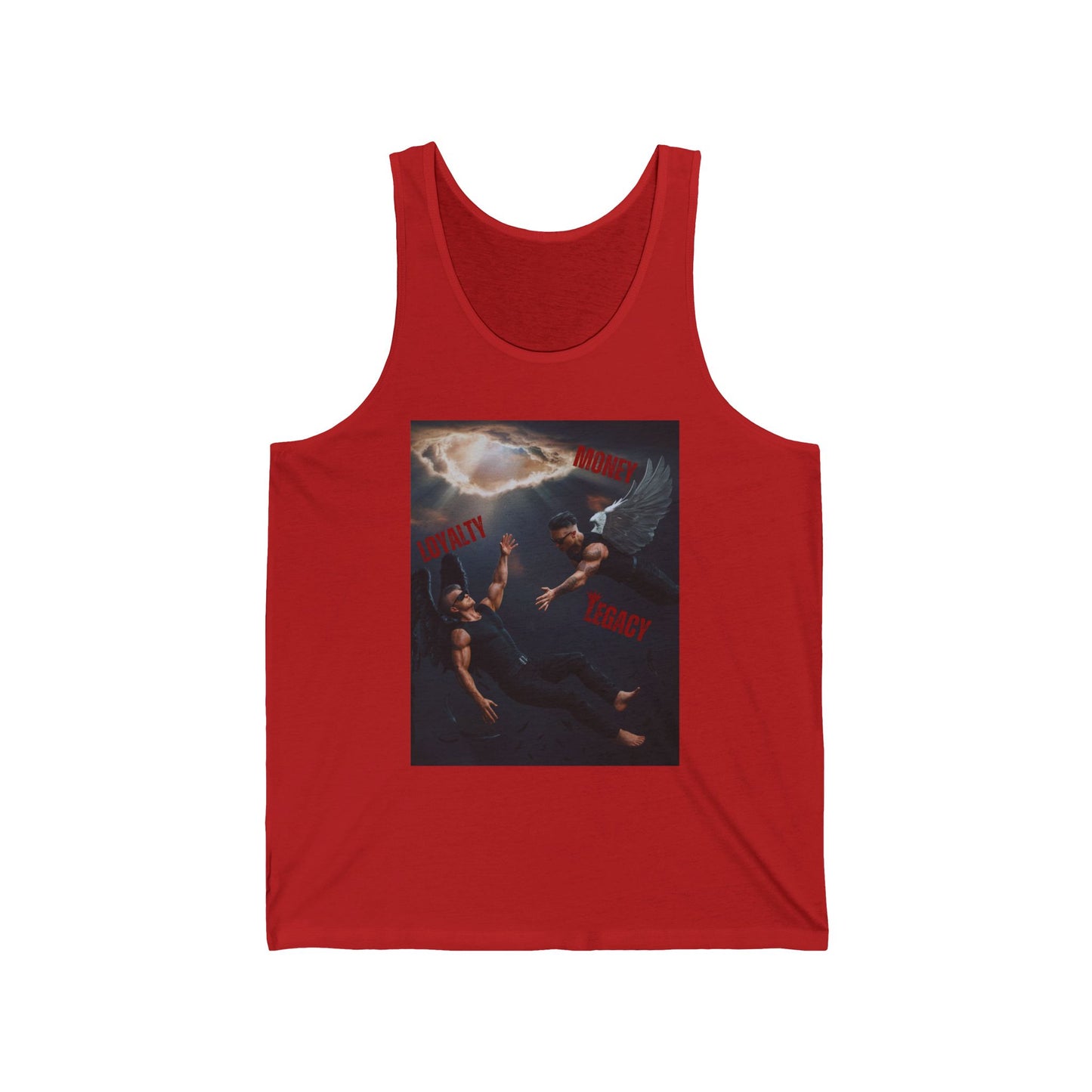 "A Fallen Angels Redemption" Unisex Jersey Tank