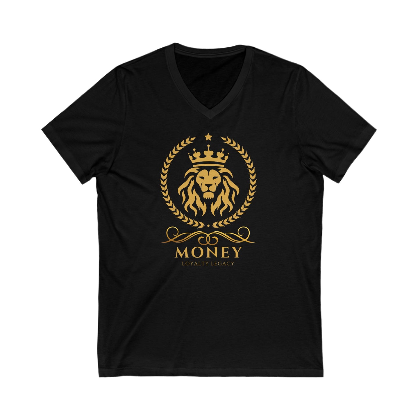 "Street Royalty"Unisex  Short Sleeve V-Neck Tee