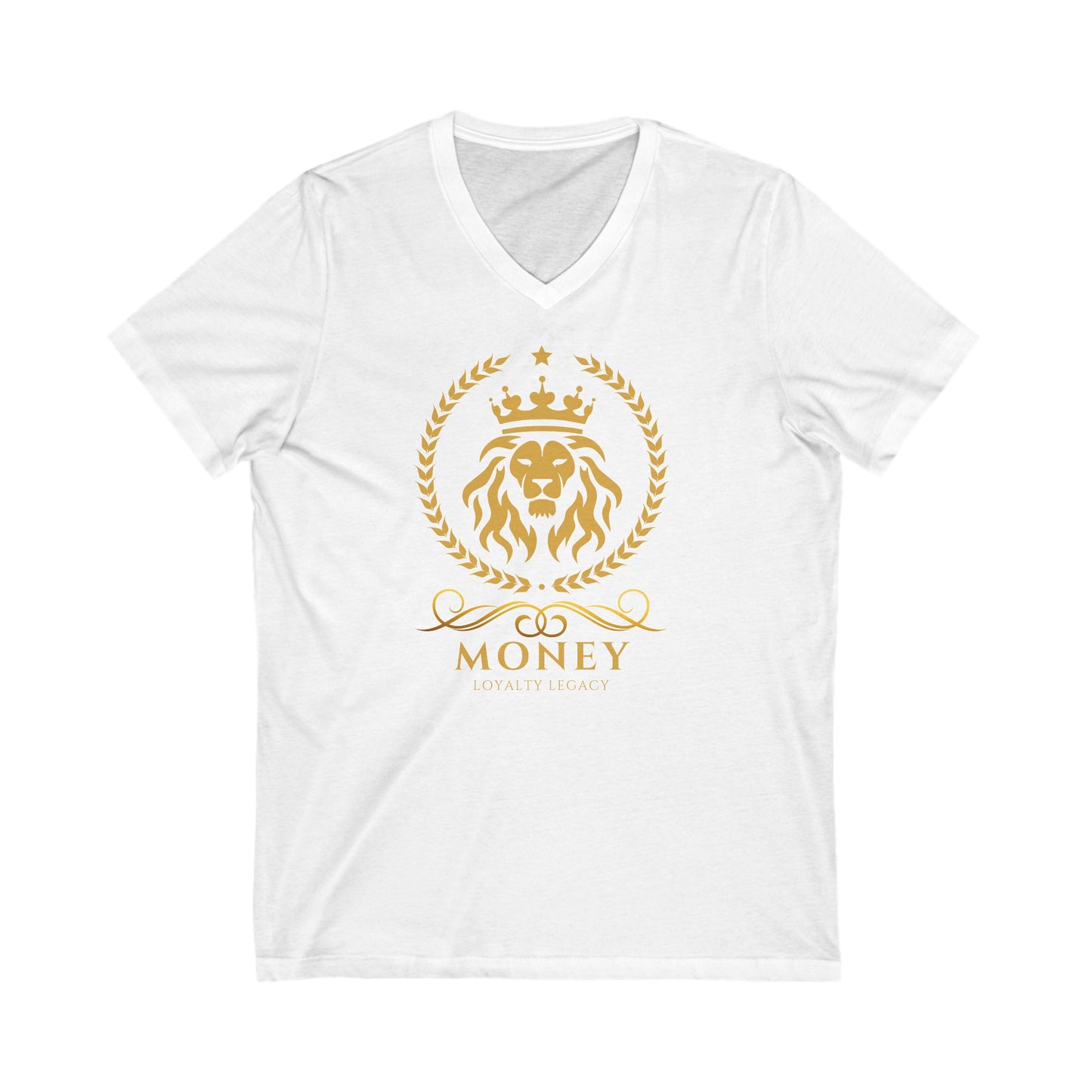 "Street Royalty"Unisex  Short Sleeve V-Neck Tee