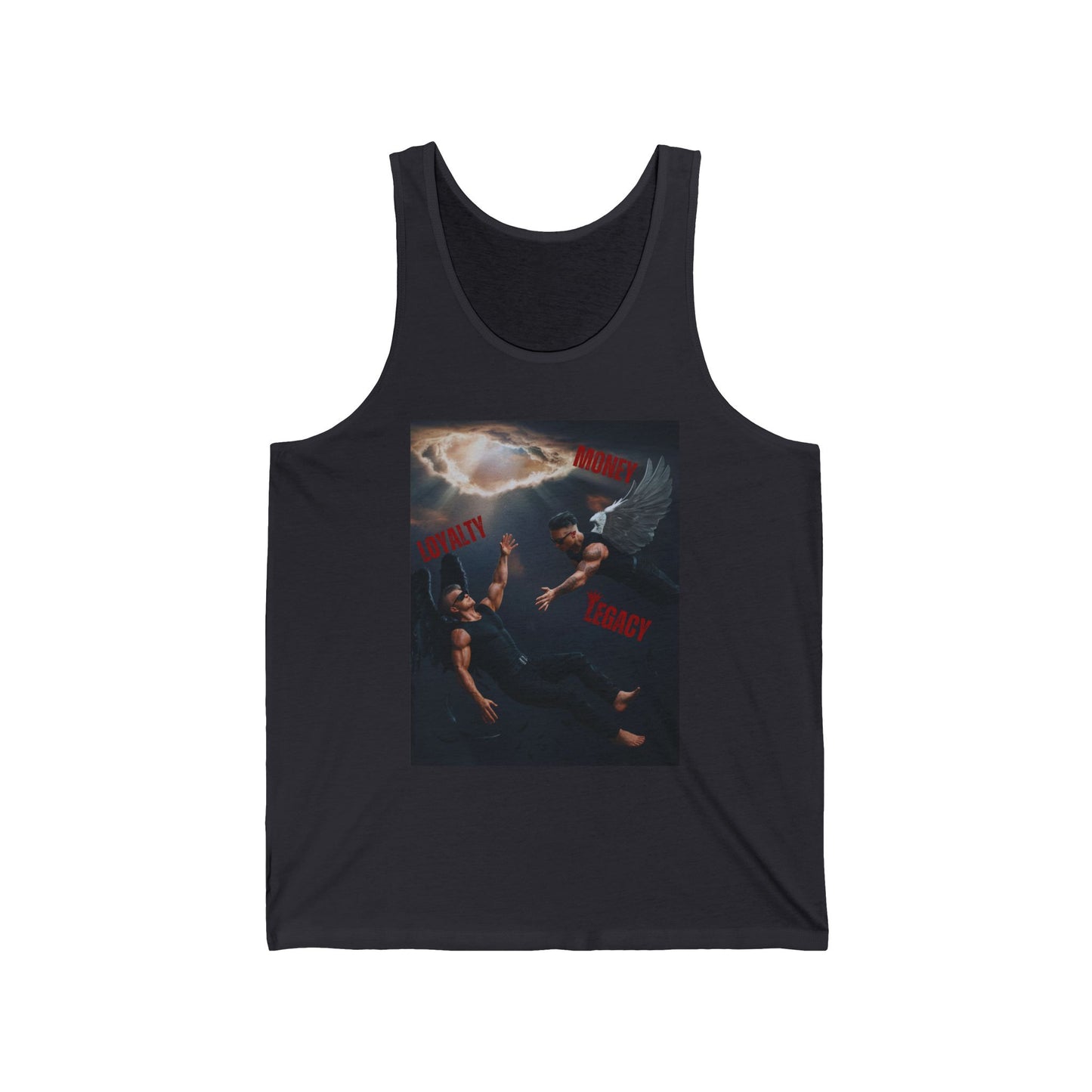 "A Fallen Angels Redemption" Unisex Jersey Tank