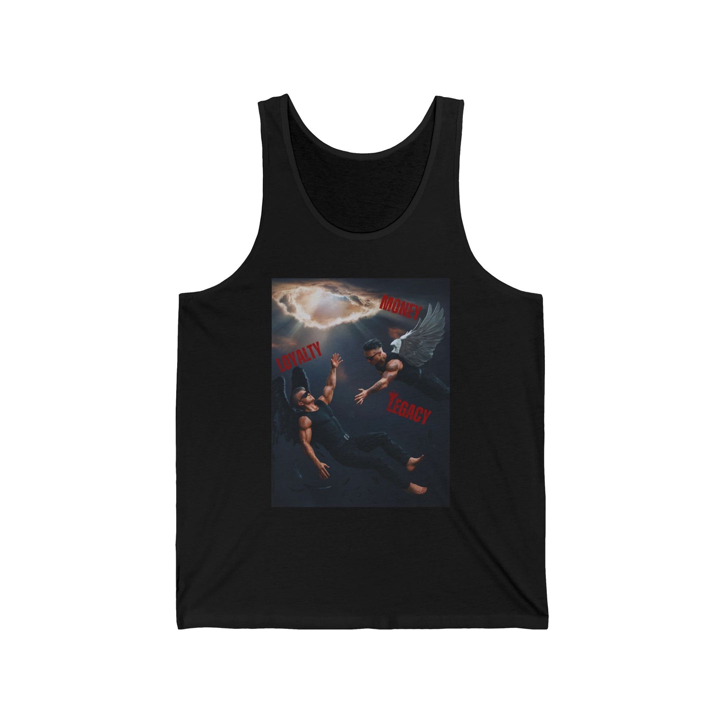 "A Fallen Angels Redemption" Unisex Jersey Tank